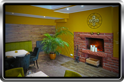 Kaminzimmer im Rußmann Hotel & Living, Goldbach