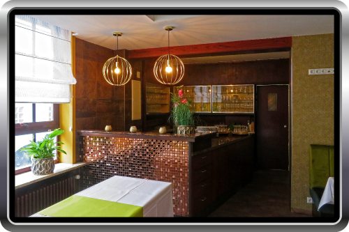 Tresen im Rußmann Hotel & Living, Goldbach